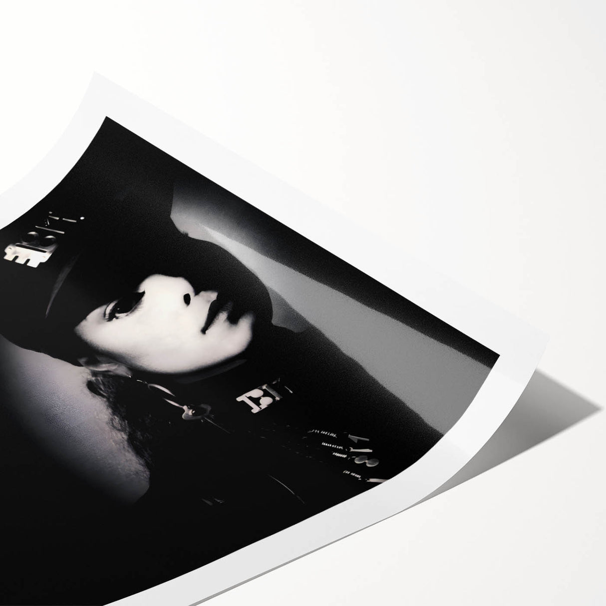 Retro Janet Jackson Rhythm Nation Poster - Vintage Prints for Art