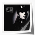 Retro Janet Jackson Rhythm Nation Poster - Vintage Prints for Art