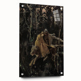 Realism Art Print of Royal Escape | Dark Forest and Brave Companions