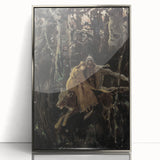 Realism Art Print of Royal Escape | Dark Forest and Brave Companions