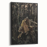 Realism Art Print of Royal Escape | Dark Forest and Brave Companions