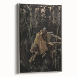 Realism Art Print of Royal Escape | Dark Forest and Brave Companions