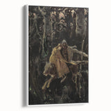 Realism Art Print of Royal Escape | Dark Forest and Brave Companions
