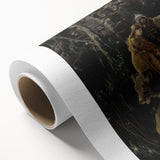 Realism Art Print of Royal Escape | Dark Forest and Brave Companions