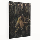 Realism Art Print of Royal Escape | Dark Forest and Brave Companions