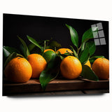 Fresh Citrus Still Life – Vibrant Orange Modern Kitchen Art