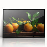 Fresh Citrus Still Life – Vibrant Orange Modern Kitchen Art