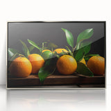 Fresh Citrus Still Life – Vibrant Orange Modern Kitchen Art