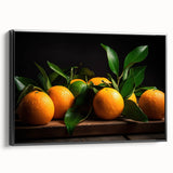 Fresh Citrus Still Life – Vibrant Orange Modern Kitchen Art