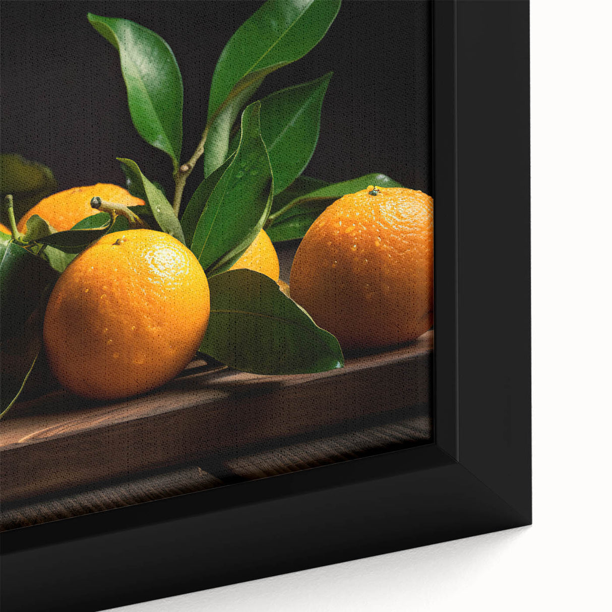 Fresh Citrus Still Life – Vibrant Orange Modern Kitchen Art