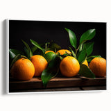 Fresh Citrus Still Life – Vibrant Orange Modern Kitchen Art