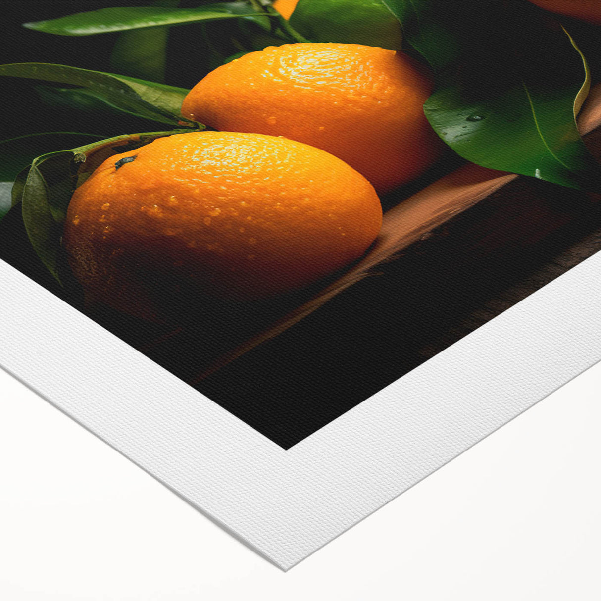 Fresh Citrus Still Life – Vibrant Orange Modern Kitchen Art