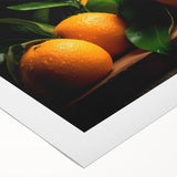 Fresh Citrus Still Life – Vibrant Orange Modern Kitchen Art