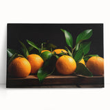 Fresh Citrus Still Life – Vibrant Orange Modern Kitchen Art