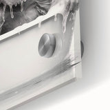 Bathroom Wall Art - Adorable Monkey Bath Scene Minimalist Decor