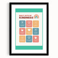 Daily Acts of Kindness - Kids Educational Wall Art Motivational Print