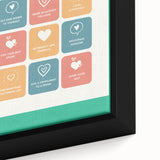 Daily Acts of Kindness - Kids Educational Wall Art Motivational Print