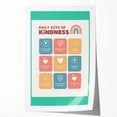 Daily Acts of Kindness - Kids Educational Wall Art Motivational Print