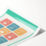 Daily Acts of Kindness - Kids Educational Wall Art Motivational Print