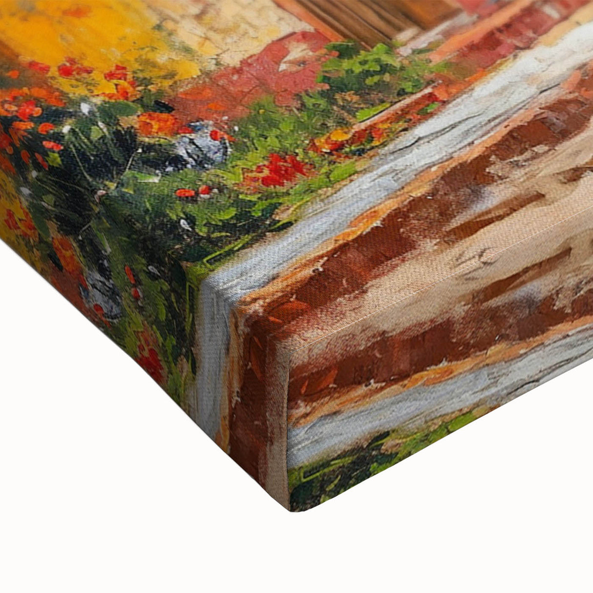 Large art of a Yucatan landscape on stretched canvas in black and white, suitable for bedroom wall decor.