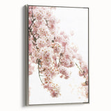 Landscape art painting of spring with vibrant colors on a framed canvas, ideal for living room decor.