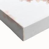 Black and white landscape art painting on large canvas depicting spring season, ideal for bedroom wall decor.