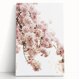 Black and white large canvas depicting abstract spring motifs, ideal for kitchen wall art or bedroom ambiance.