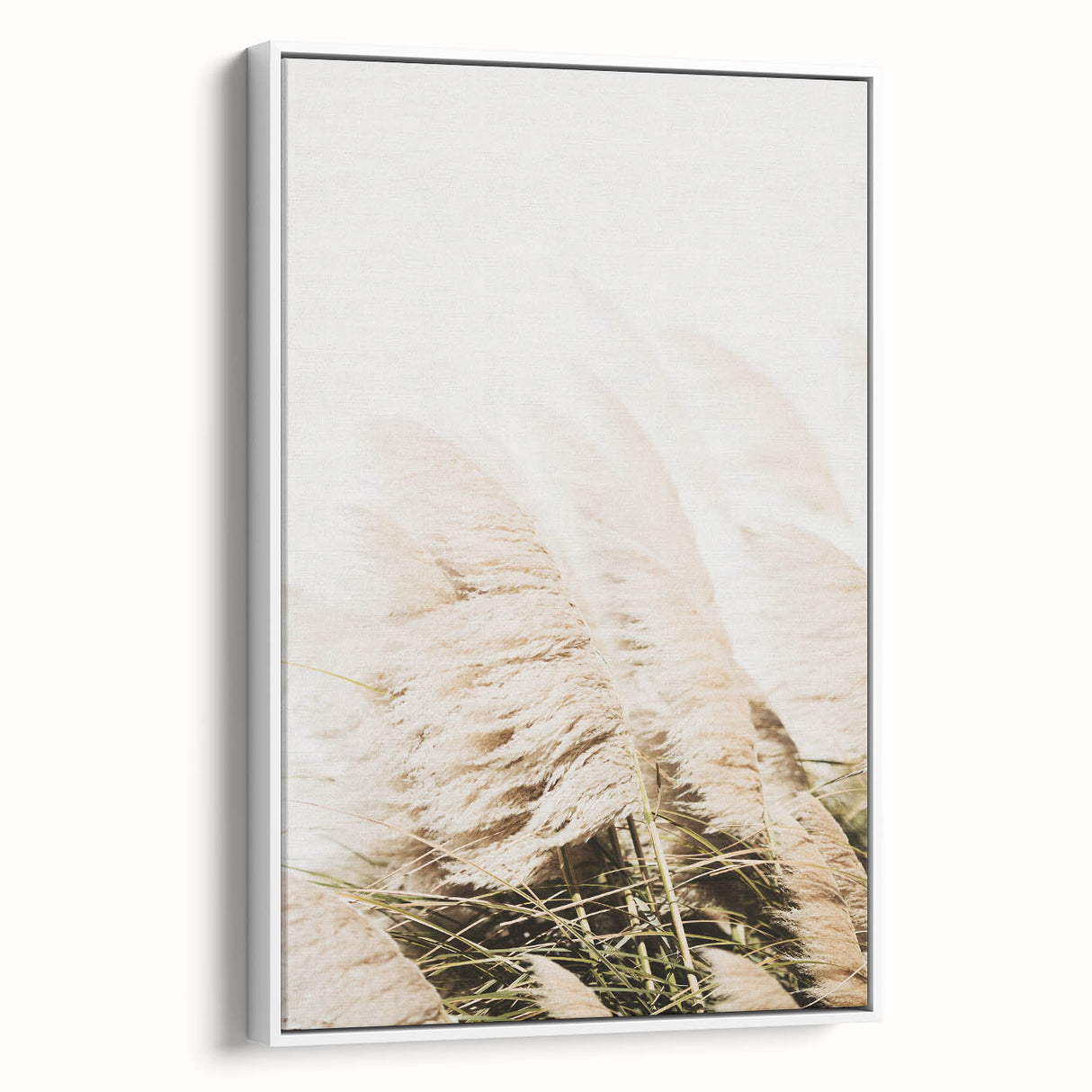 Vintage poster art featuring colorful summer-themed graphics on a large framed canvas, ideal for living room decor.