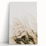 Large black and white stretched canvas featuring a minimalist summer tree design.