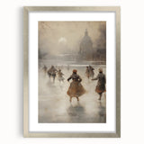 Textured art featuring abstract patterns in cool gray tones, displayed in a silver frame with mat, ideal for bedroom art.