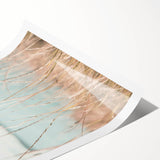 Extra large wall art featuring line art flowers in black on a white background, ideal for large living room decor.