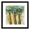 Nature-Inspired Canvas Wall Art - Watercolor Trees for Living Room