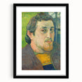 Impressionist Wall Art - Gauguin Self-Portrait Dedicated to Carrière