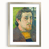 Impressionist Wall Art - Gauguin Self-Portrait Dedicated to Carrière