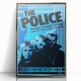 The Police Retro Concert Poster - Vintage 1980 Band Art, Zenyatta Mondatta