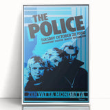 The Police Retro Concert Poster - Vintage 1980 Band Art, Zenyatta Mondatta