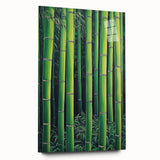 Framed Art for Living Room - Bamboo Forest Canvas Wall Art