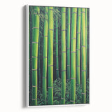 Framed Art for Living Room - Bamboo Forest Canvas Wall Art