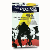 The Police Retro Concert Poster - Vintage 1980s Band Art, Hollywood Park
