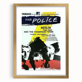 The Police Retro Concert Poster - Vintage 1980s Band Art, Hollywood Park