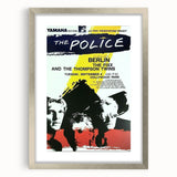 The Police Retro Concert Poster - Vintage 1980s Band Art, Hollywood Park