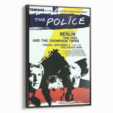 The Police Retro Concert Poster - Vintage 1980s Band Art, Hollywood Park