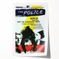 The Police Retro Concert Poster - Vintage 1980s Band Art, Hollywood Park