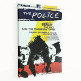 The Police Retro Concert Poster - Vintage 1980s Band Art, Hollywood Park