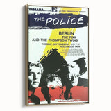 The Police Retro Concert Poster - Vintage 1980s Band Art, Hollywood Park