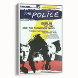 The Police Retro Concert Poster - Vintage 1980s Band Art, Hollywood Park