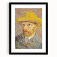 Impressionist Wall Art - Van Gogh Self-Portrait with Straw Hat
