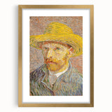 Impressionist Wall Art - Van Gogh Self-Portrait with Straw Hat