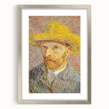 Impressionist Wall Art - Van Gogh Self-Portrait with Straw Hat