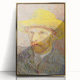 Impressionist Wall Art - Van Gogh Self-Portrait with Straw Hat